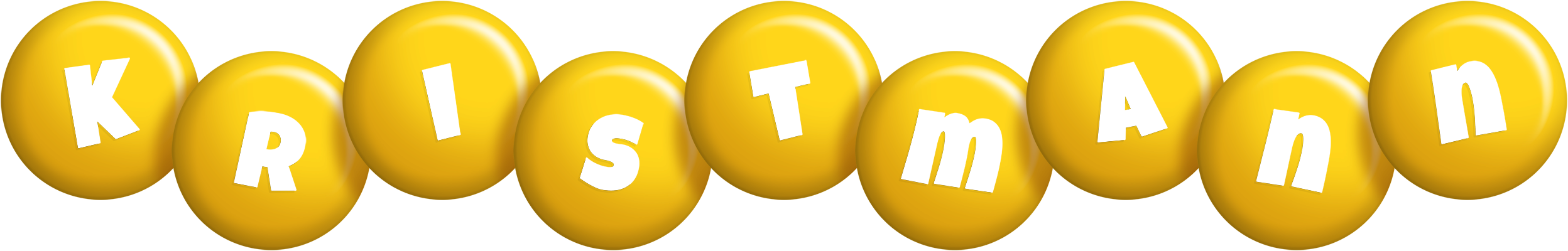 Kristmann candy-yellow logo