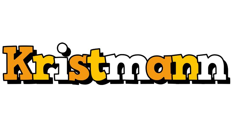 Kristmann cartoon logo