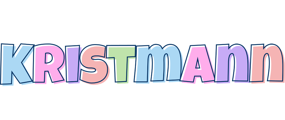 Kristmann pastel logo