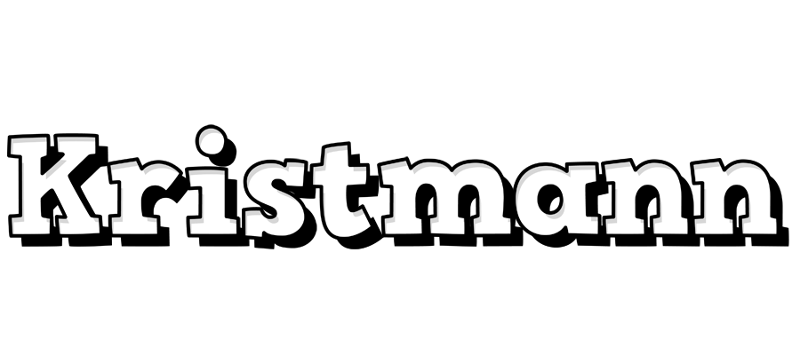 Kristmann snowing logo
