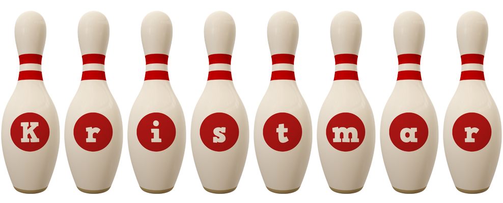 Kristmar bowling-pin logo