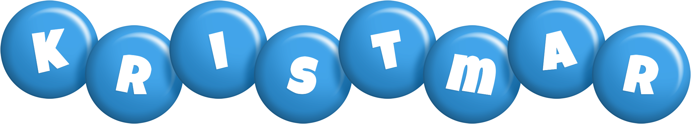 Kristmar candy-blue logo