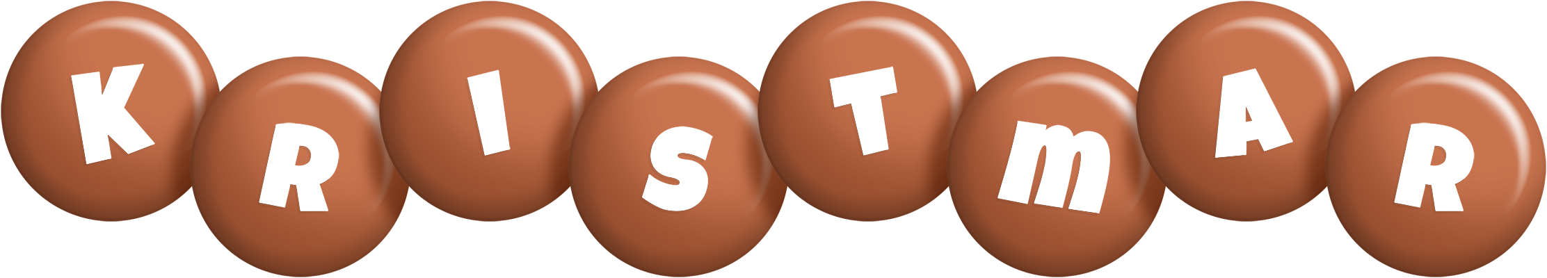Kristmar candy-brown logo