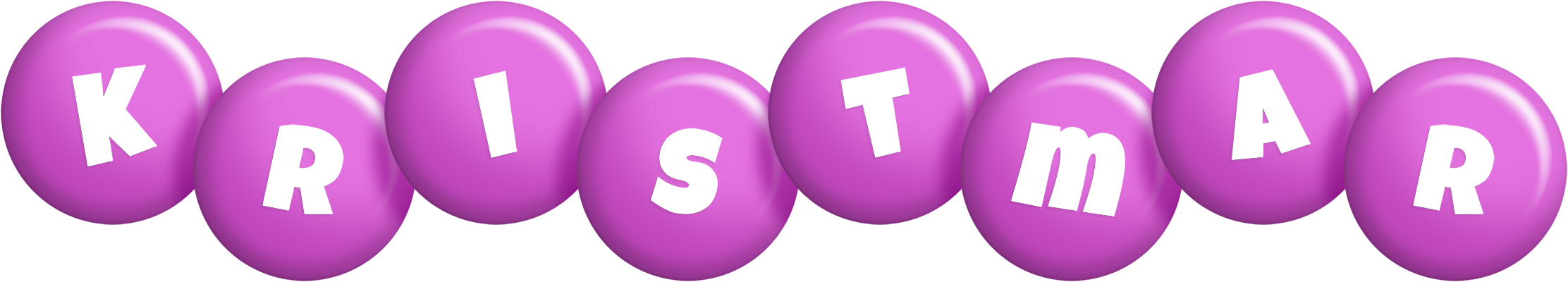 Kristmar candy-purple logo