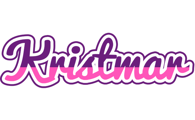 Kristmar cheerful logo