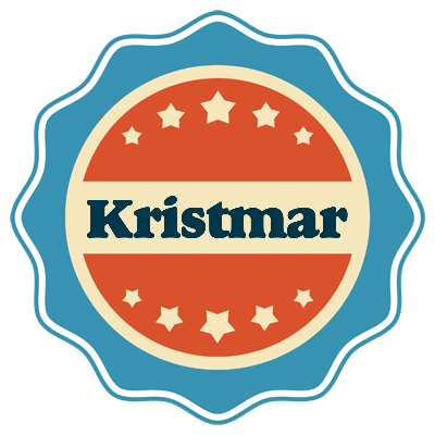 Kristmar labels logo