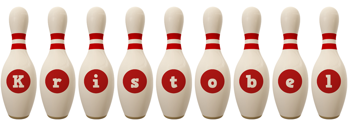 Kristobel bowling-pin logo