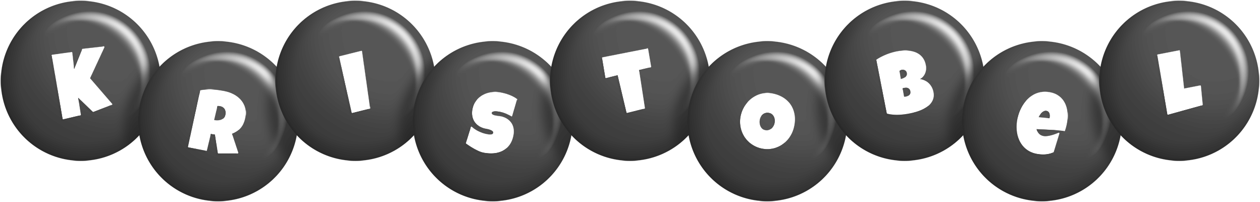 Kristobel candy-black logo