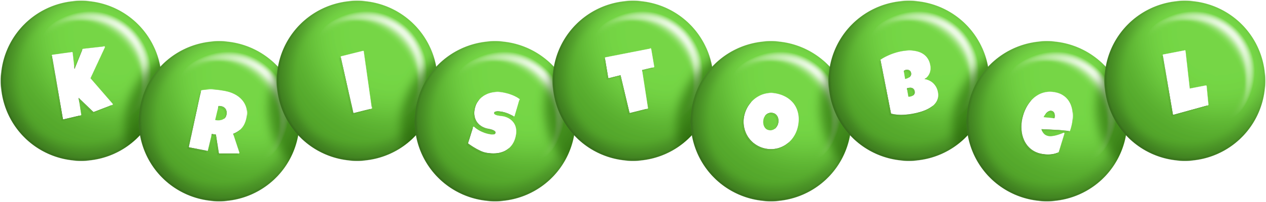 Kristobel candy-green logo