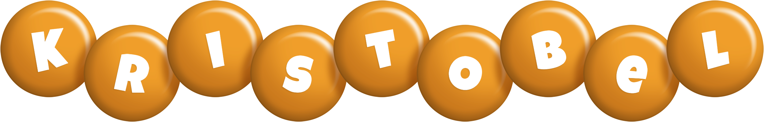 Kristobel candy-orange logo