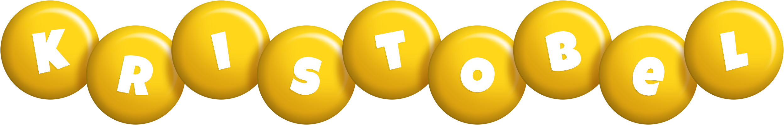 Kristobel candy-yellow logo