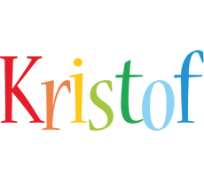 Kristof birthday logo