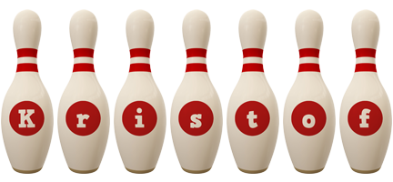 Kristof bowling-pin logo