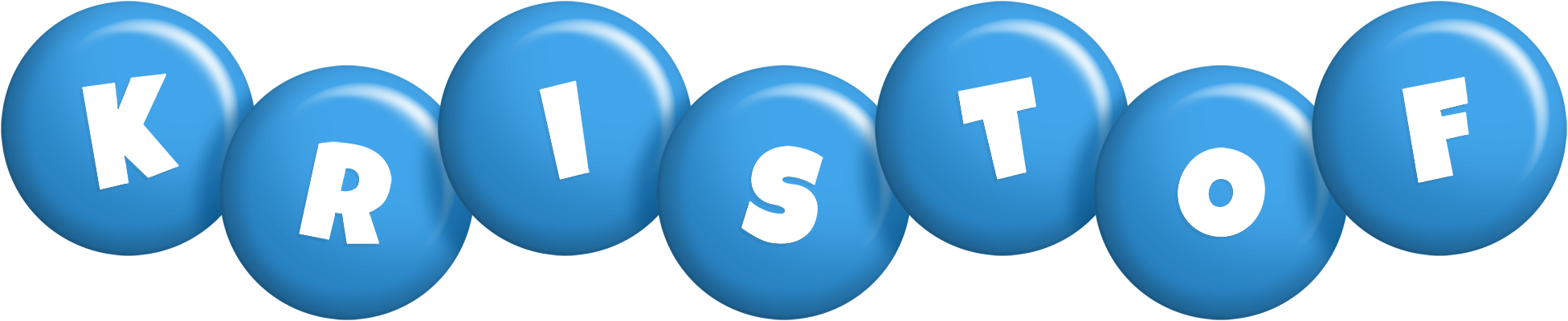 Kristof candy-blue logo