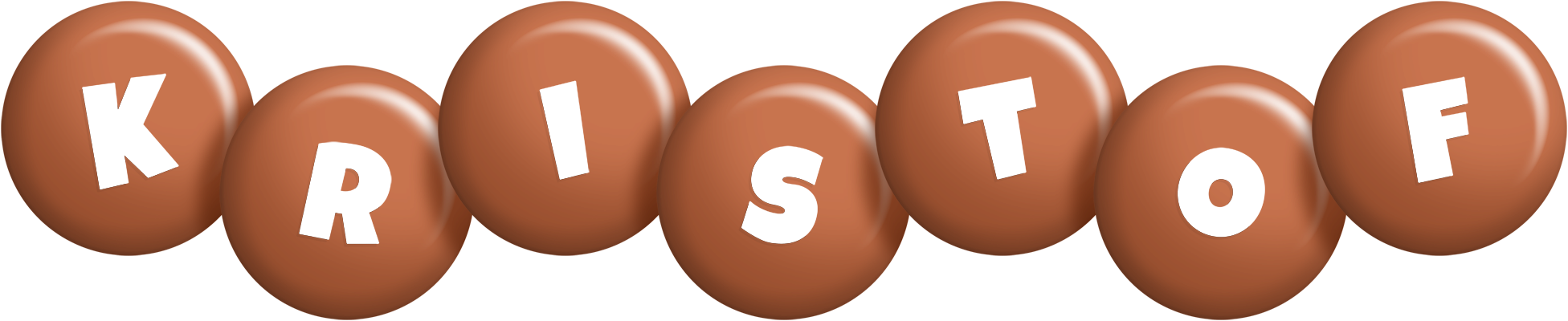 Kristof candy-brown logo