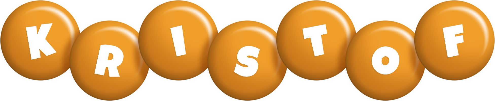 Kristof candy-orange logo
