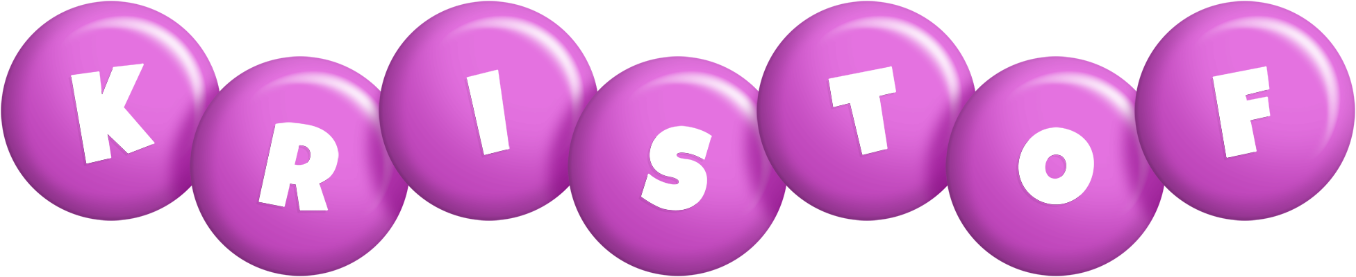 Kristof candy-purple logo