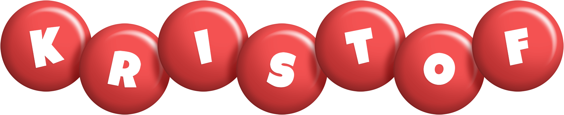 Kristof candy-red logo