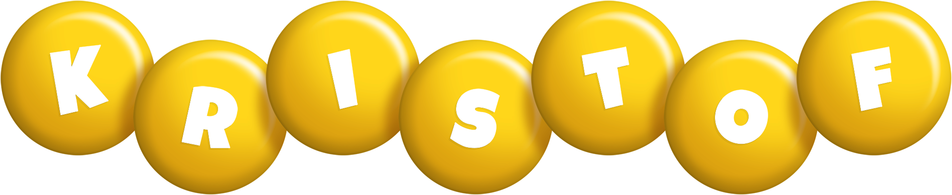 Kristof candy-yellow logo