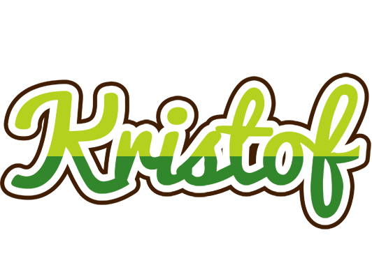 Kristof golfing logo