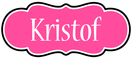 Kristof invitation logo