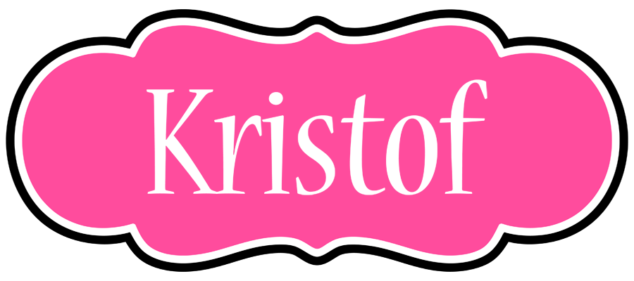 Kristof invitation logo