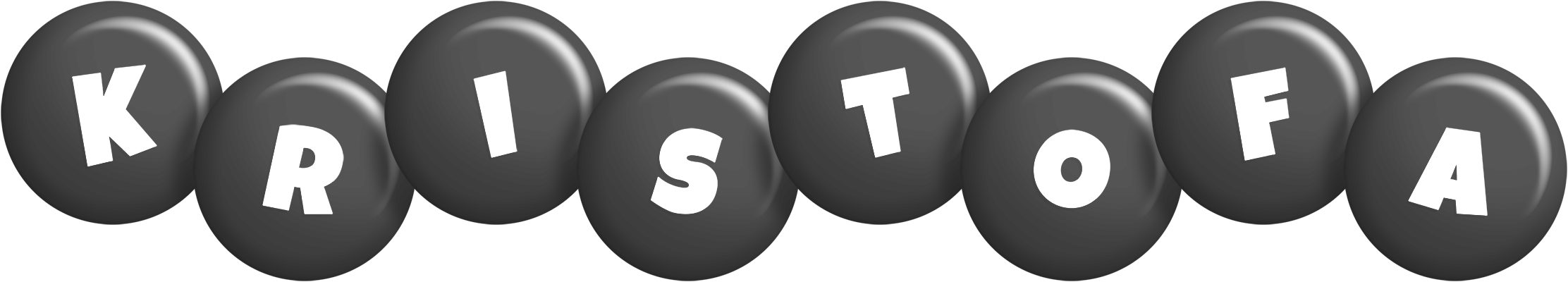 Kristofa candy-black logo