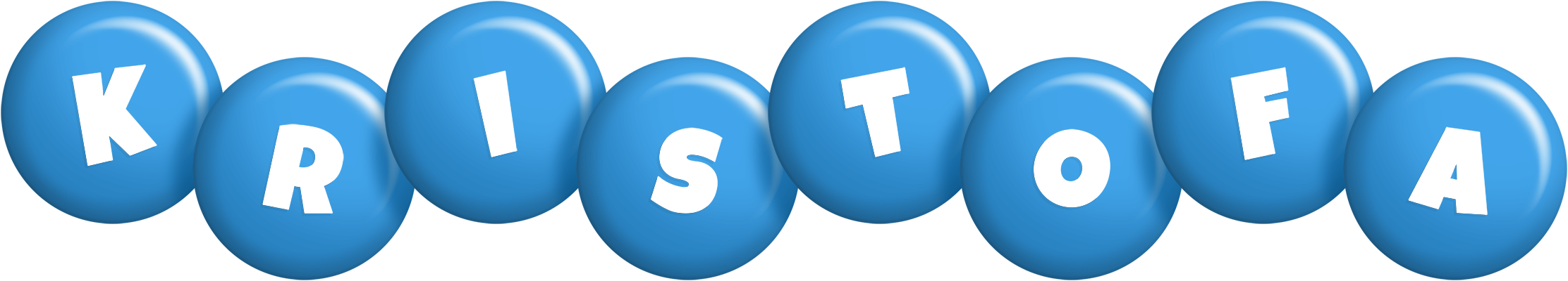Kristofa candy-blue logo