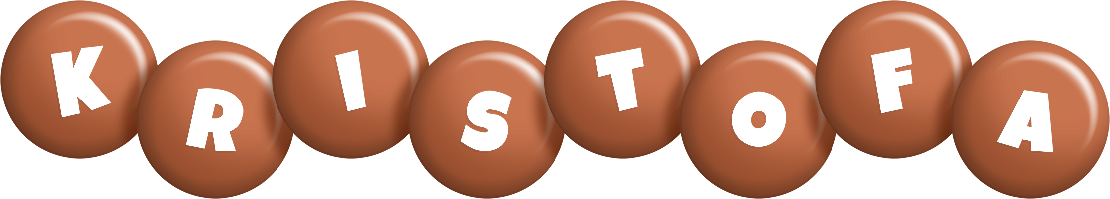 Kristofa candy-brown logo