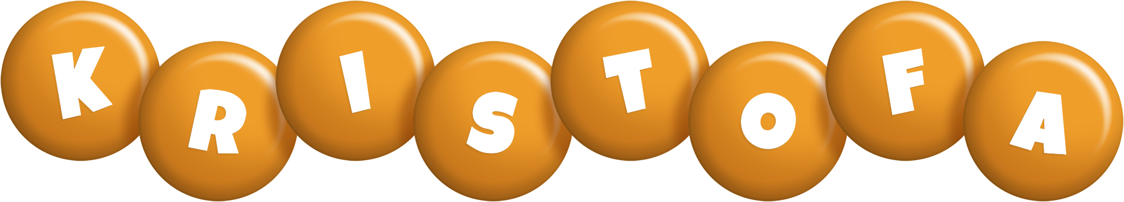 Kristofa candy-orange logo