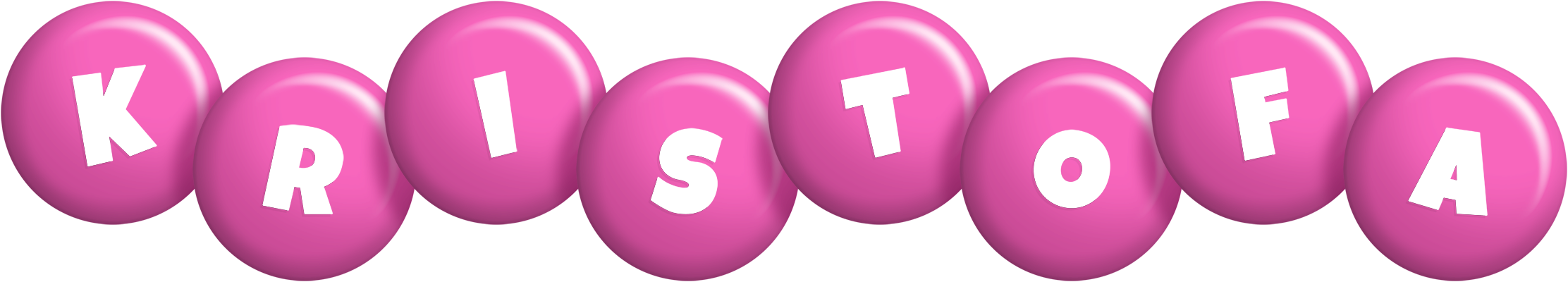 Kristofa candy-pink logo