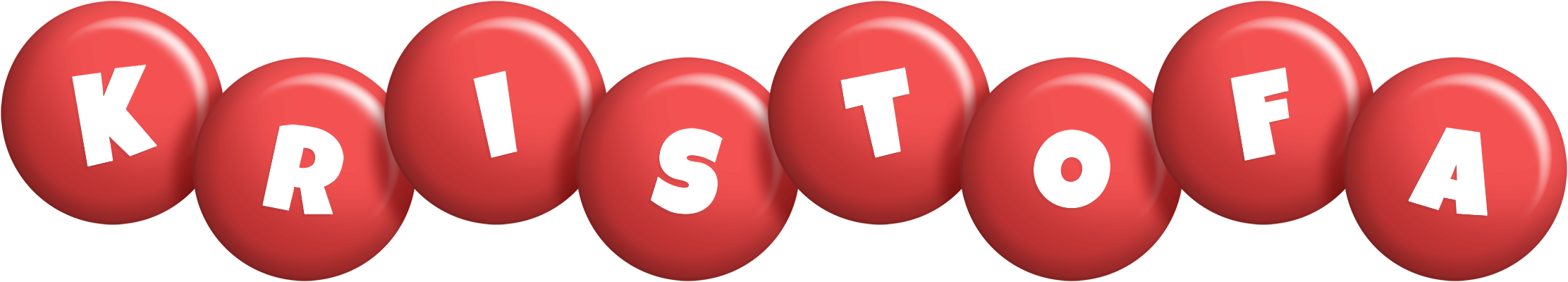 Kristofa candy-red logo