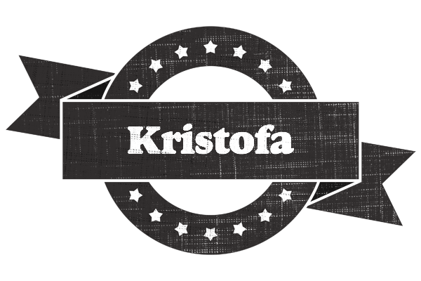 Kristofa grunge logo