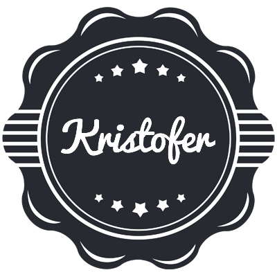 Kristofer badge logo