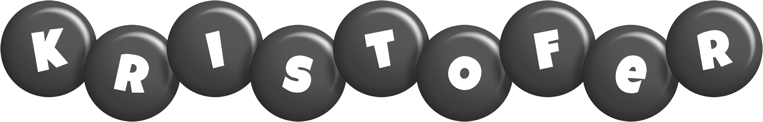 Kristofer candy-black logo