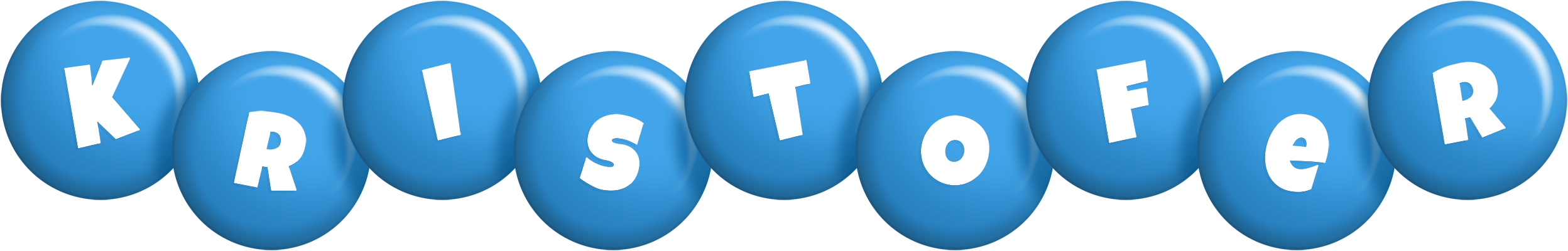 Kristofer candy-blue logo