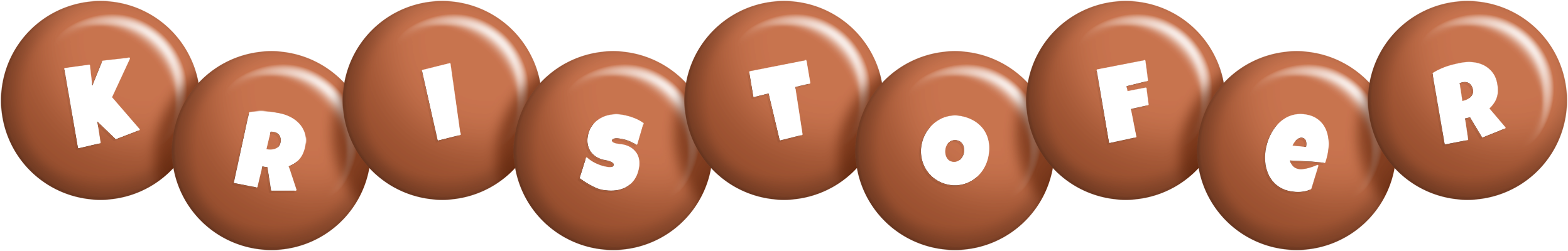 Kristofer candy-brown logo