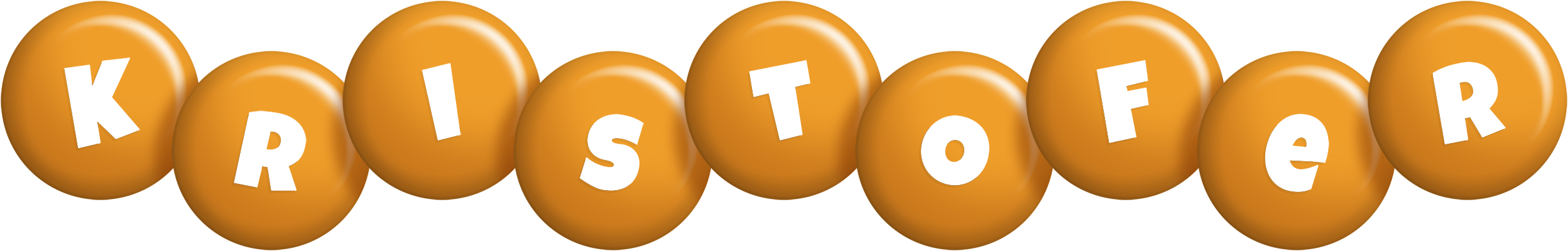 Kristofer candy-orange logo