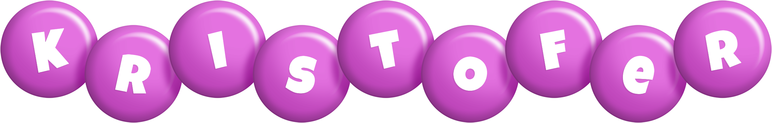 Kristofer candy-purple logo