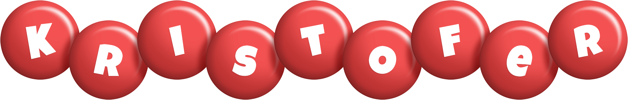 Kristofer candy-red logo