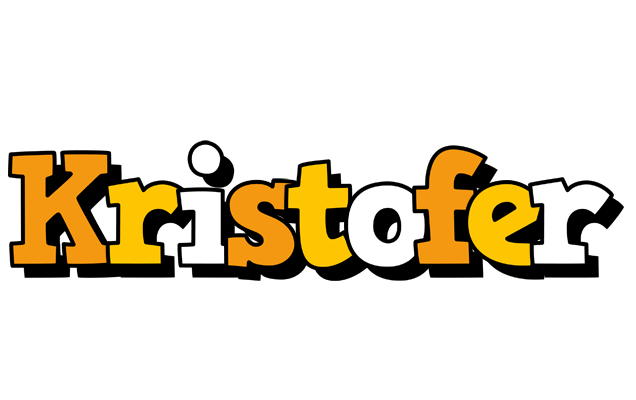 Kristofer cartoon logo