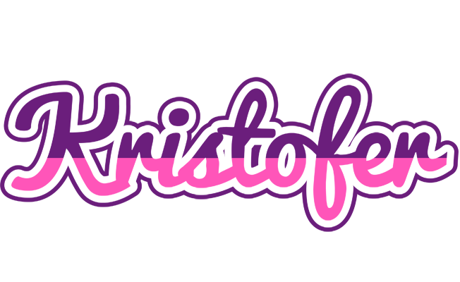 Kristofer cheerful logo