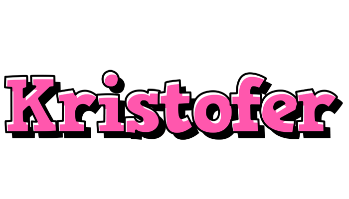 Kristofer girlish logo