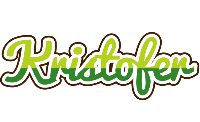Kristofer golfing logo