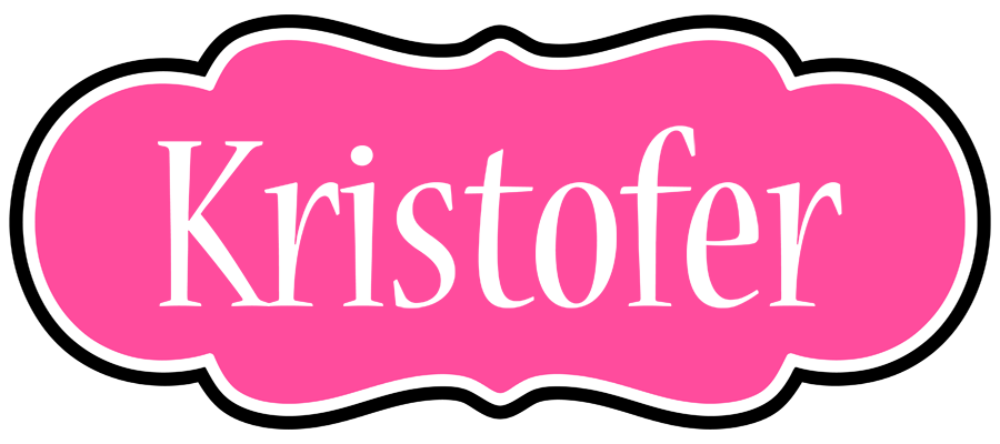 Kristofer invitation logo