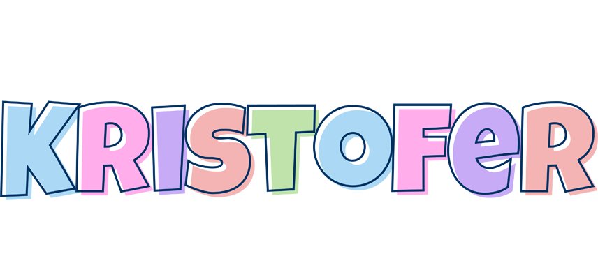 Kristofer pastel logo