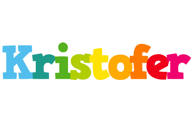 Kristofer rainbows logo
