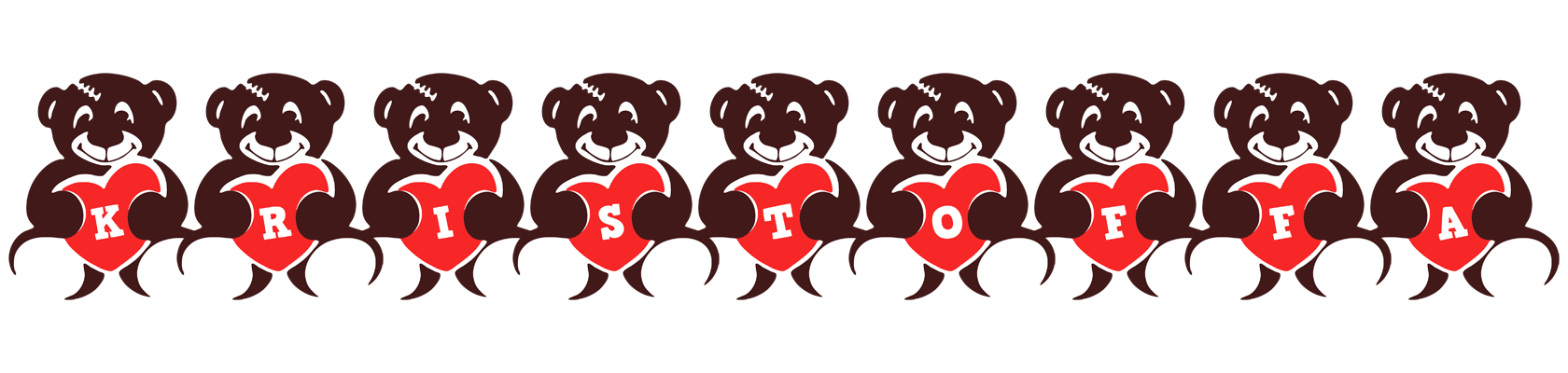 Kristoffa bear logo