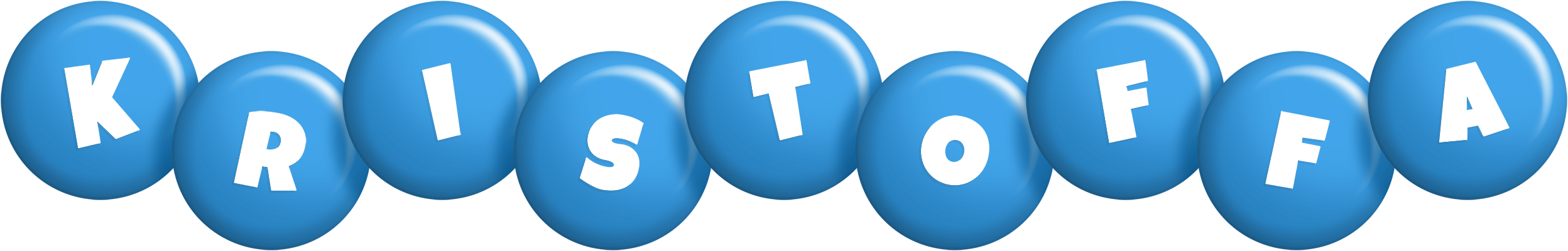 Kristoffa candy-blue logo