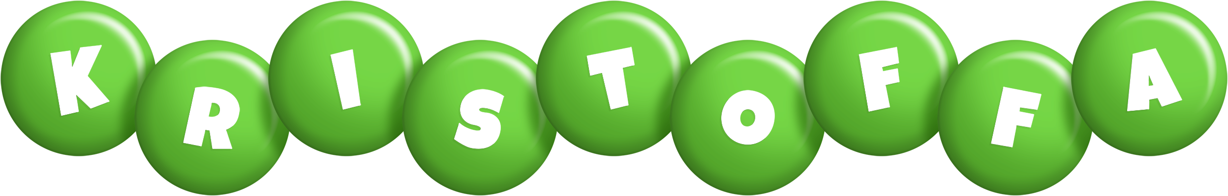 Kristoffa candy-green logo
